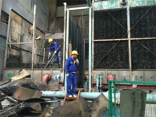 玻璃鋼冷卻塔漂水的處理方法(玻璃鋼冷卻塔水處理)